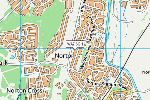 WA7 6GH map - OS VectorMap District (Ordnance Survey) WA7 6GH map - OS VectorMap District (Ordnance Survey)