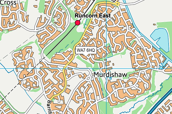 WA7 6HQ map - OS VectorMap District (Ordnance Survey) WA7 6HQ map - OS VectorMap District (Ordnance Survey)