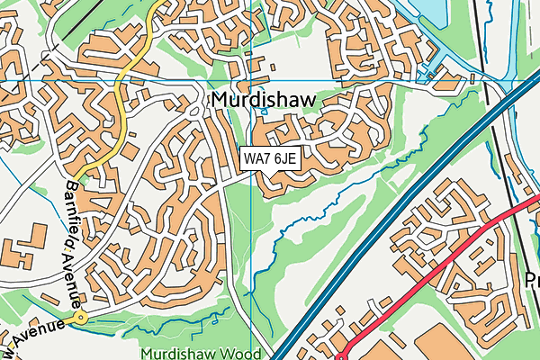 WA7 6JE map - OS VectorMap District (Ordnance Survey) WA7 6JE map - OS VectorMap District (Ordnance Survey)