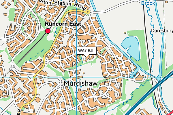 WA7 6JL map - OS VectorMap District (Ordnance Survey) WA7 6JL map - OS VectorMap District (Ordnance Survey)