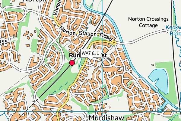 WA7 6JU map - OS VectorMap District (Ordnance Survey) WA7 6JU map - OS VectorMap District (Ordnance Survey)