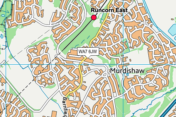 WA7 6JW map - OS VectorMap District (Ordnance Survey) WA7 6JW map - OS VectorMap District (Ordnance Survey)