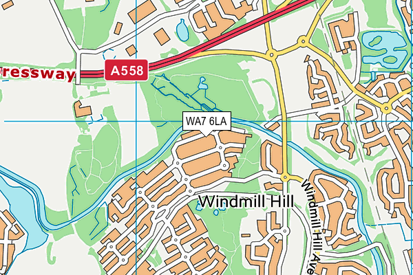 WA7 6LA map - OS VectorMap District (Ordnance Survey) WA7 6LA map - OS VectorMap District (Ordnance Survey)