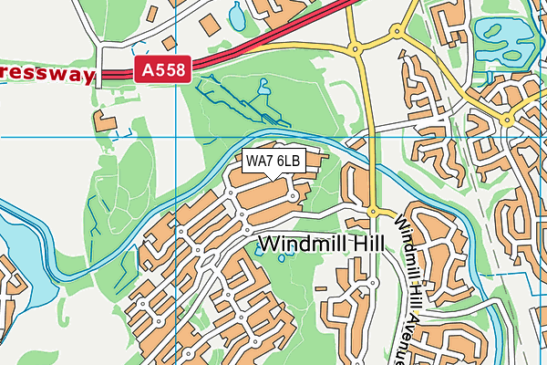 WA7 6LB map - OS VectorMap District (Ordnance Survey) WA7 6LB map - OS VectorMap District (Ordnance Survey)