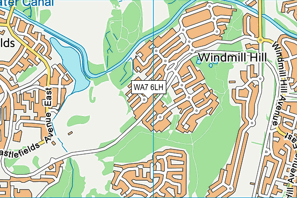 WA7 6LH map - OS VectorMap District (Ordnance Survey) WA7 6LH map - OS VectorMap District (Ordnance Survey)