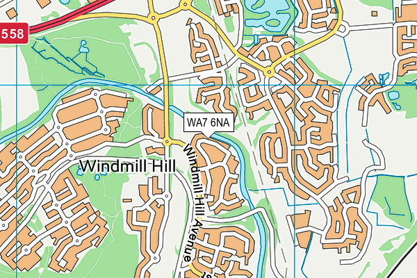 WA7 6NA map - OS VectorMap District (Ordnance Survey) WA7 6NA map - OS VectorMap District (Ordnance Survey)
