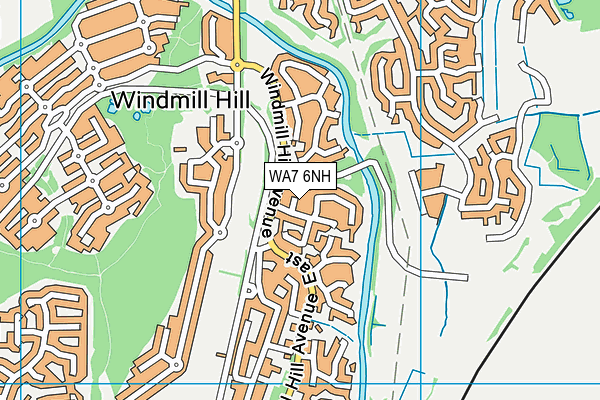 WA7 6NH map - OS VectorMap District (Ordnance Survey) WA7 6NH map - OS VectorMap District (Ordnance Survey)