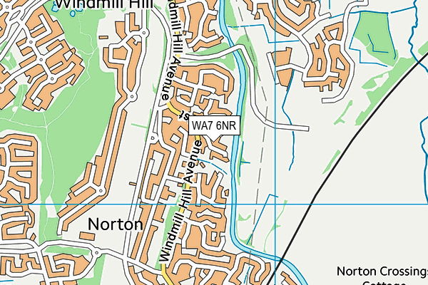 WA7 6NR map - OS VectorMap District (Ordnance Survey) WA7 6NR map - OS VectorMap District (Ordnance Survey)