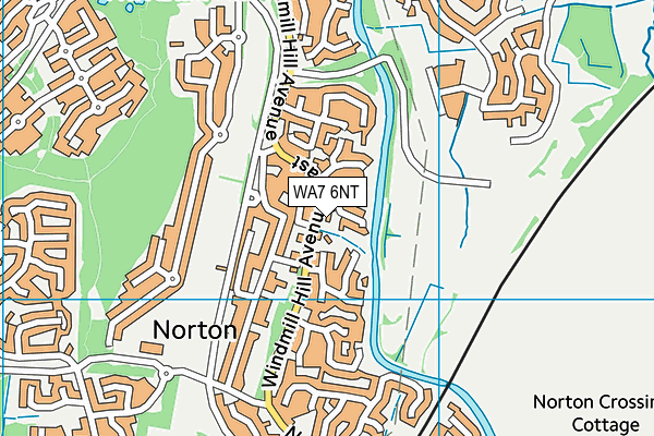 WA7 6NT map - OS VectorMap District (Ordnance Survey) WA7 6NT map - OS VectorMap District (Ordnance Survey)