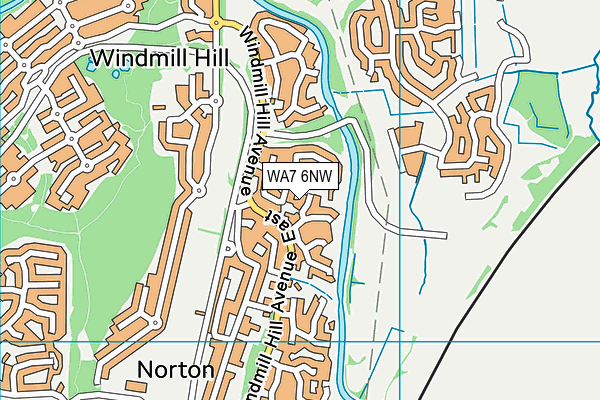 WA7 6NW map - OS VectorMap District (Ordnance Survey) WA7 6NW map - OS VectorMap District (Ordnance Survey)