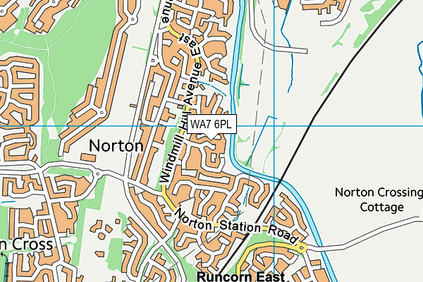 WA7 6PL map - OS VectorMap District (Ordnance Survey) WA7 6PL map - OS VectorMap District (Ordnance Survey)