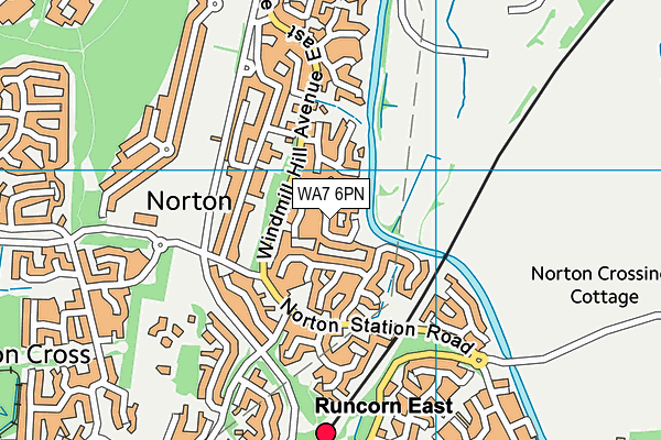 WA7 6PN map - OS VectorMap District (Ordnance Survey) WA7 6PN map - OS VectorMap District (Ordnance Survey)