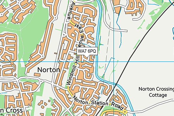 WA7 6PQ map - OS VectorMap District (Ordnance Survey) WA7 6PQ map - OS VectorMap District (Ordnance Survey)