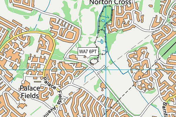 WA7 6PT map - OS VectorMap District (Ordnance Survey) WA7 6PT map - OS VectorMap District (Ordnance Survey)