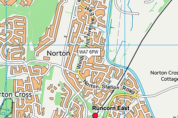 WA7 6PW map - OS VectorMap District (Ordnance Survey) WA7 6PW map - OS VectorMap District (Ordnance Survey)