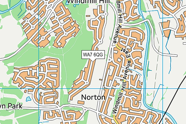 WA7 6QG map - OS VectorMap District (Ordnance Survey) WA7 6QG map - OS VectorMap District (Ordnance Survey)