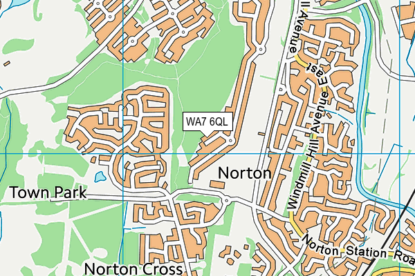 WA7 6QL map - OS VectorMap District (Ordnance Survey) WA7 6QL map - OS VectorMap District (Ordnance Survey)