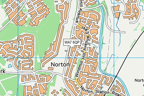 WA7 6QP map - OS VectorMap District (Ordnance Survey) WA7 6QP map - OS VectorMap District (Ordnance Survey)