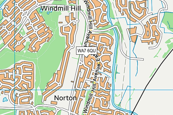 WA7 6QU map - OS VectorMap District (Ordnance Survey) WA7 6QU map - OS VectorMap District (Ordnance Survey)