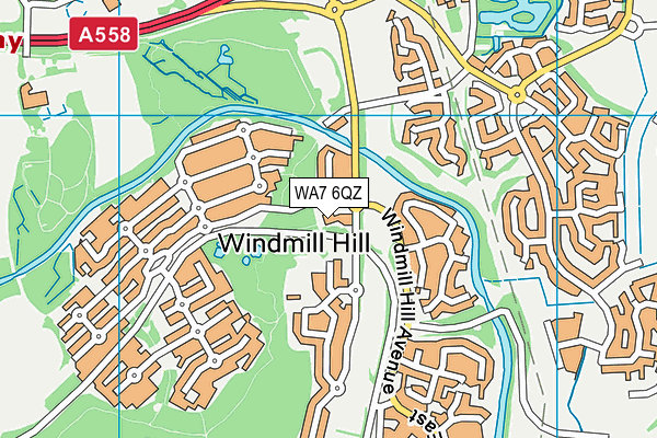WA7 6QZ map - OS VectorMap District (Ordnance Survey) WA7 6QZ map - OS VectorMap District (Ordnance Survey)
