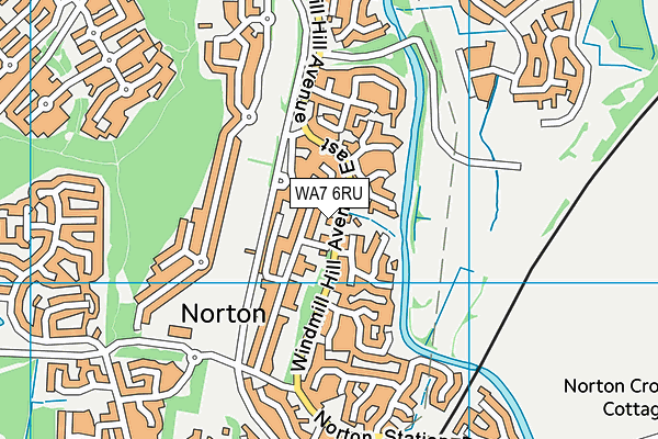 WA7 6RU map - OS VectorMap District (Ordnance Survey) WA7 6RU map - OS VectorMap District (Ordnance Survey)