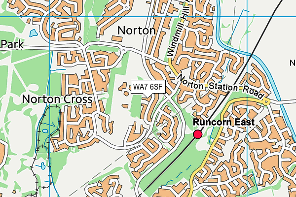 WA7 6SF map - OS VectorMap District (Ordnance Survey) WA7 6SF map - OS VectorMap District (Ordnance Survey)