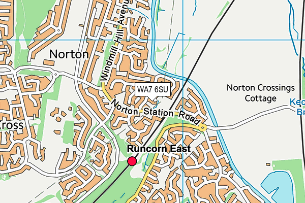 WA7 6SU map - OS VectorMap District (Ordnance Survey) WA7 6SU map - OS VectorMap District (Ordnance Survey)