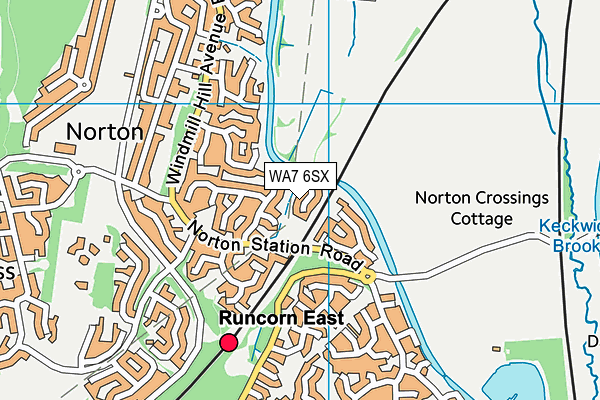 WA7 6SX map - OS VectorMap District (Ordnance Survey) WA7 6SX map - OS VectorMap District (Ordnance Survey)