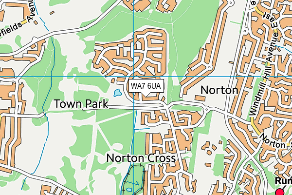 WA7 6UA map - OS VectorMap District (Ordnance Survey) WA7 6UA map - OS VectorMap District (Ordnance Survey)