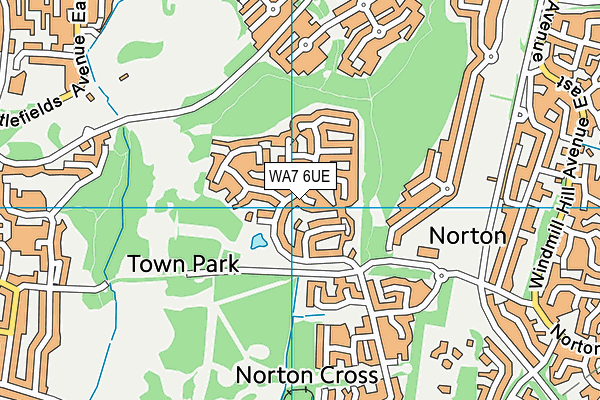 WA7 6UE map - OS VectorMap District (Ordnance Survey) WA7 6UE map - OS VectorMap District (Ordnance Survey)