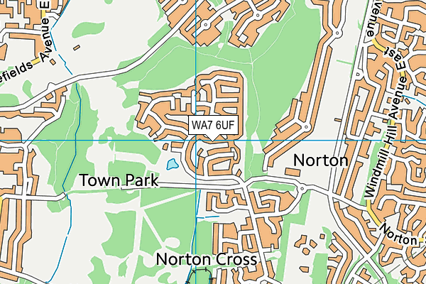 WA7 6UF map - OS VectorMap District (Ordnance Survey) WA7 6UF map - OS VectorMap District (Ordnance Survey)