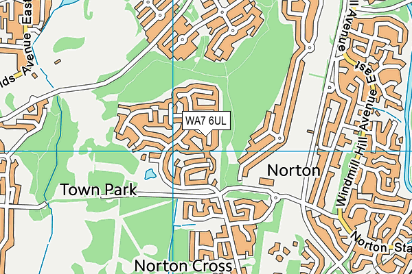 WA7 6UL map - OS VectorMap District (Ordnance Survey) WA7 6UL map - OS VectorMap District (Ordnance Survey)