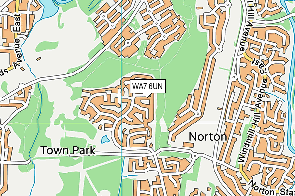 WA7 6UN map - OS VectorMap District (Ordnance Survey) WA7 6UN map - OS VectorMap District (Ordnance Survey)