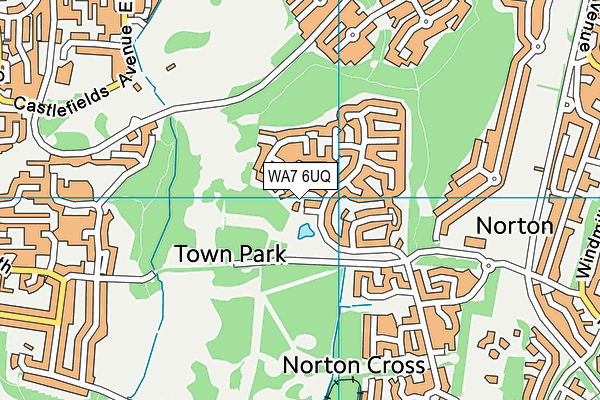 WA7 6UQ map - OS VectorMap District (Ordnance Survey) WA7 6UQ map - OS VectorMap District (Ordnance Survey)