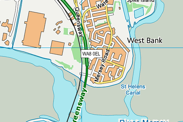 WA8 0EL map - OS VectorMap District (Ordnance Survey) WA8 0EL map - OS VectorMap District (Ordnance Survey)