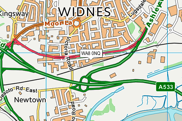 WA8 0NQ map - OS VectorMap District (Ordnance Survey) WA8 0NQ map - OS VectorMap District (Ordnance Survey)