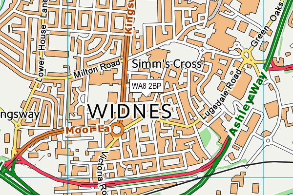WA8 2BP map - OS VectorMap District (Ordnance Survey) WA8 2BP map - OS VectorMap District (Ordnance Survey)
