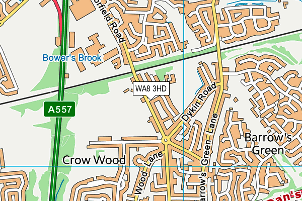 WA8 3HD map - OS VectorMap District (Ordnance Survey) WA8 3HD map - OS VectorMap District (Ordnance Survey)