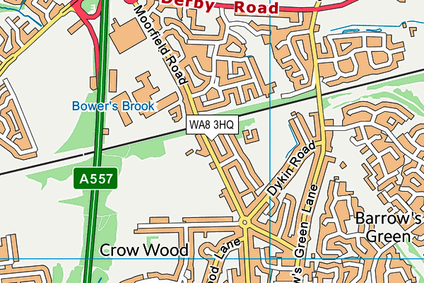 WA8 3HQ map - OS VectorMap District (Ordnance Survey) WA8 3HQ map - OS VectorMap District (Ordnance Survey)