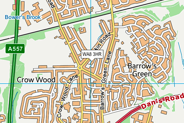 WA8 3HR map - OS VectorMap District (Ordnance Survey) WA8 3HR map - OS VectorMap District (Ordnance Survey)