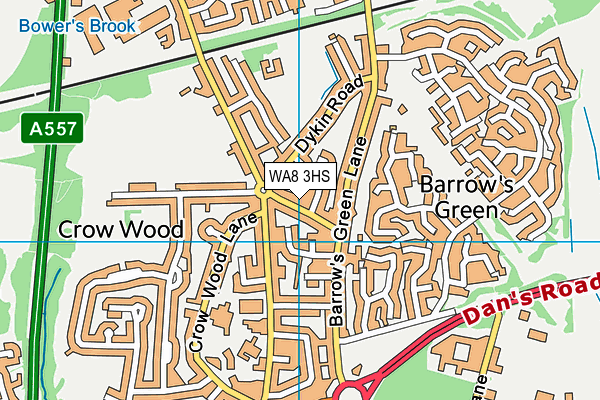 WA8 3HS map - OS VectorMap District (Ordnance Survey) WA8 3HS map - OS VectorMap District (Ordnance Survey)