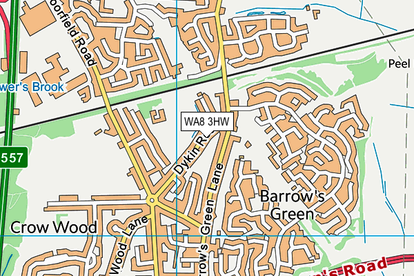 WA8 3HW map - OS VectorMap District (Ordnance Survey) WA8 3HW map - OS VectorMap District (Ordnance Survey)