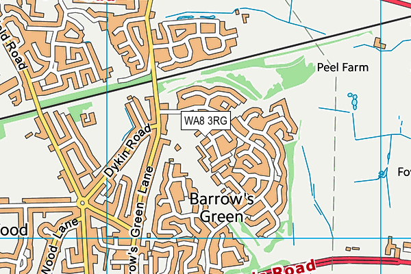 WA8 3RG map - OS VectorMap District (Ordnance Survey) WA8 3RG map - OS VectorMap District (Ordnance Survey)