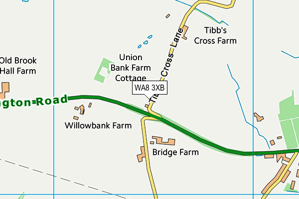 WA8 3XB map - OS VectorMap District (Ordnance Survey) WA8 3XB map - OS VectorMap District (Ordnance Survey)