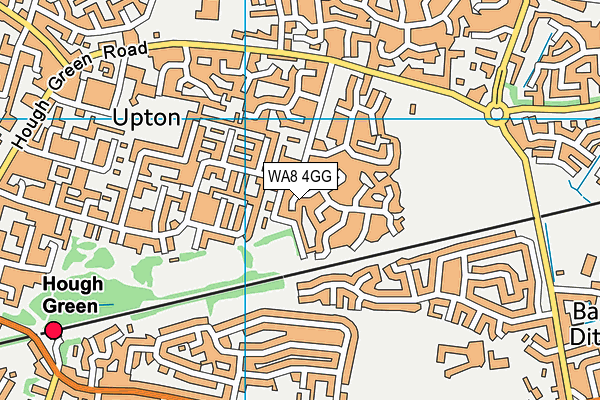 WA8 4GG map - OS VectorMap District (Ordnance Survey) WA8 4GG map - OS VectorMap District (Ordnance Survey)