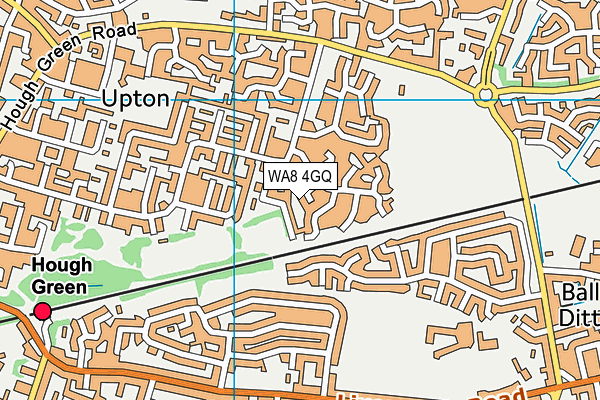 WA8 4GQ map - OS VectorMap District (Ordnance Survey) WA8 4GQ map - OS VectorMap District (Ordnance Survey)