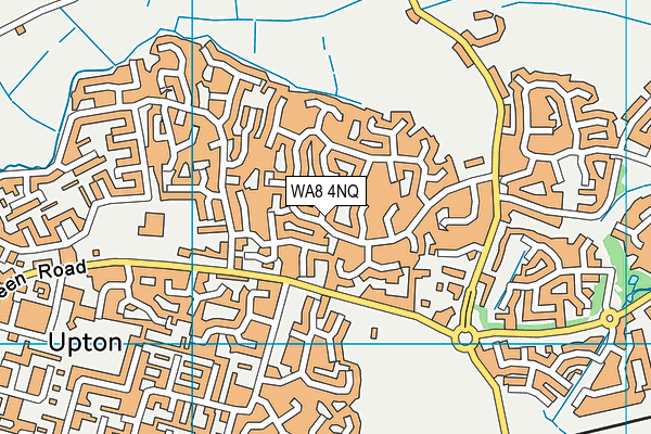 WA8 4NQ map - OS VectorMap District (Ordnance Survey) WA8 4NQ map - OS VectorMap District (Ordnance Survey)