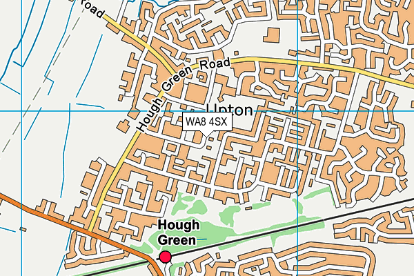WA8 4SX map - OS VectorMap District (Ordnance Survey) WA8 4SX map - OS VectorMap District (Ordnance Survey)