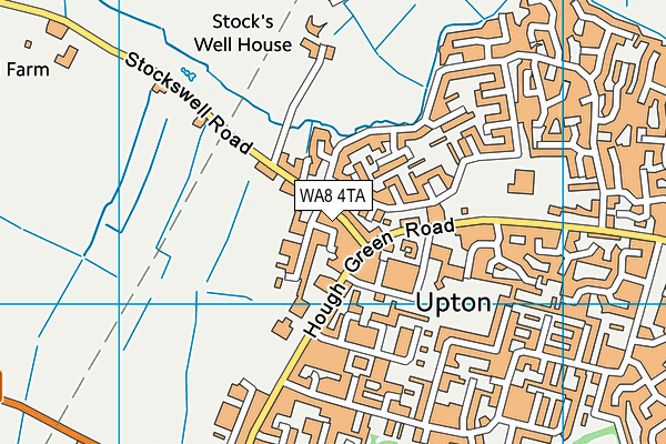 WA8 4TA map - OS VectorMap District (Ordnance Survey) WA8 4TA map - OS VectorMap District (Ordnance Survey)