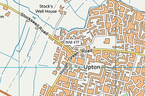 WA8 4TF map - OS VectorMap District (Ordnance Survey) WA8 4TF map - OS VectorMap District (Ordnance Survey)